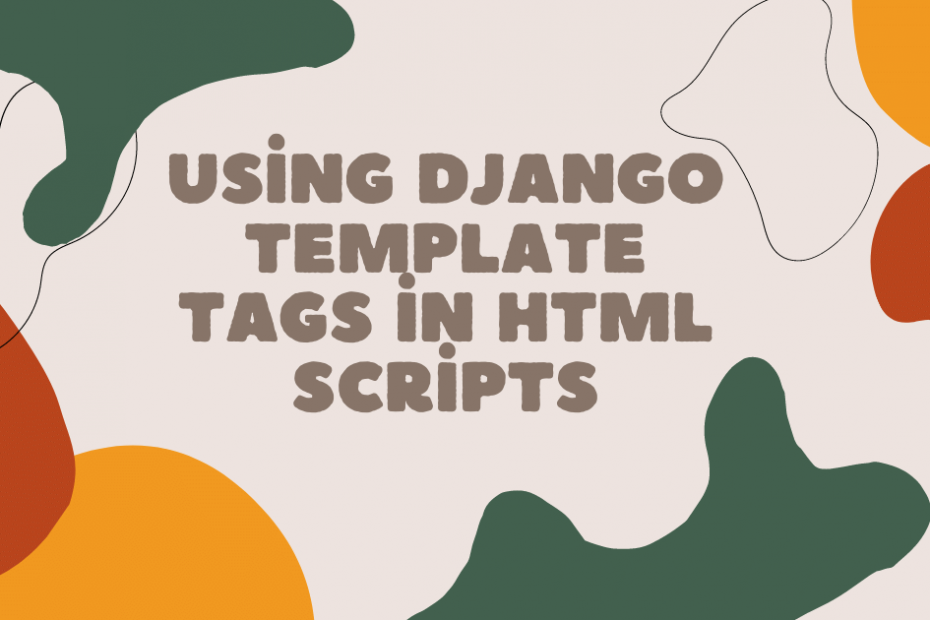 Using Django template tags in script