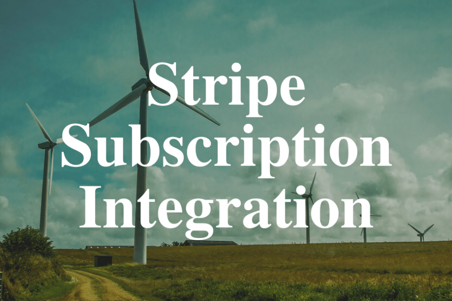 Stripe Subscription Integration