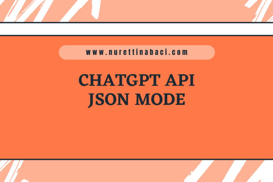 ChatGPT API JSON Mode